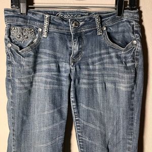 Jeans by Grace in LA USA capris 22” length Sz 7 good preowned cond